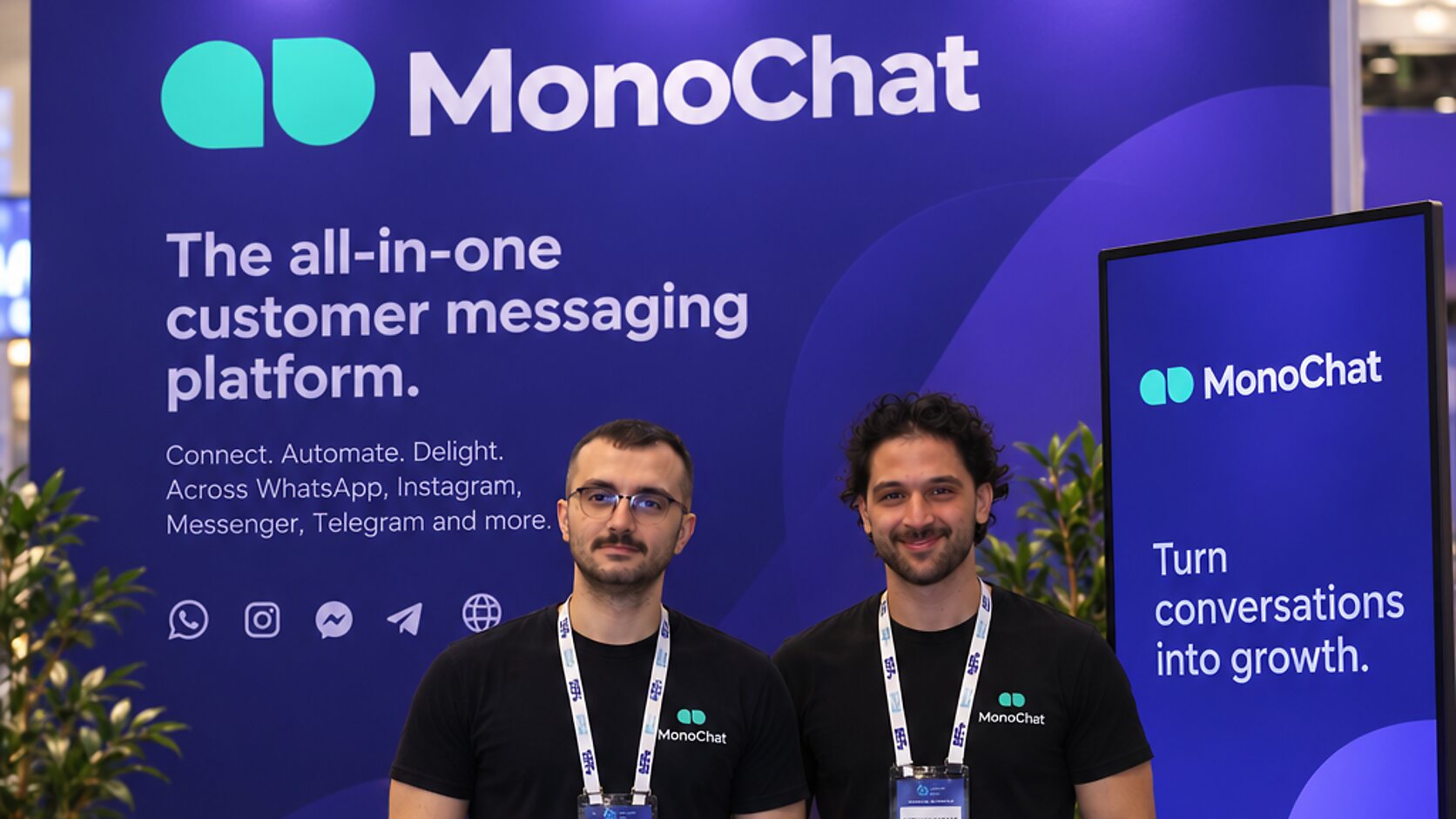 The MonoChat team at its stand at GICTC 2026, Bilişim Vadisi, Gebze